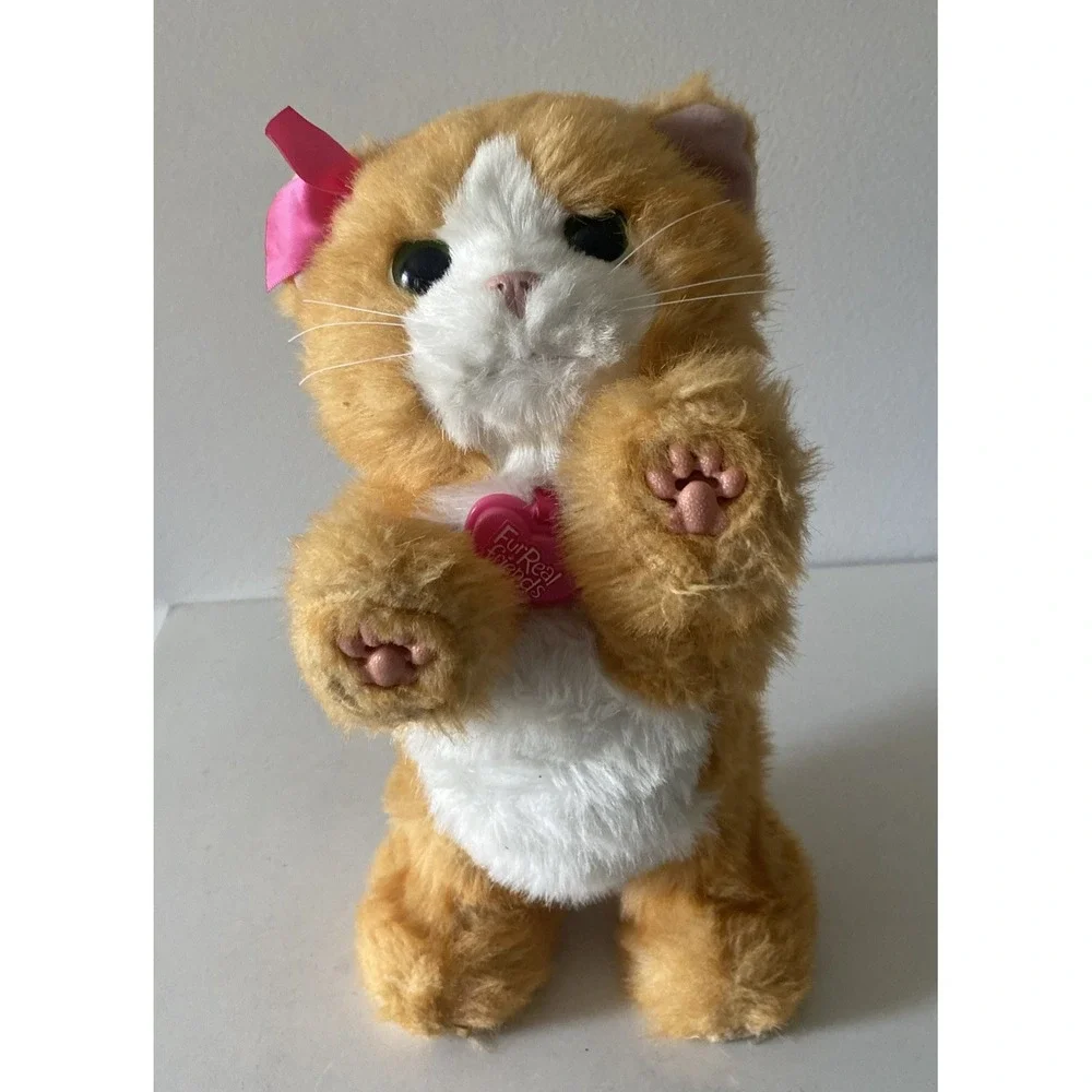FurReal Friends DAISY Plays With Me Kitty Kitten Orange Cat Interactive Pet